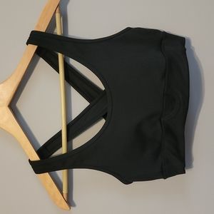 Marika black sports bra